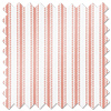 Lace Stripes, Coral - Motorised Roman Blind